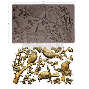 Cardinal Grace - Decor Mould - Silicone Mold