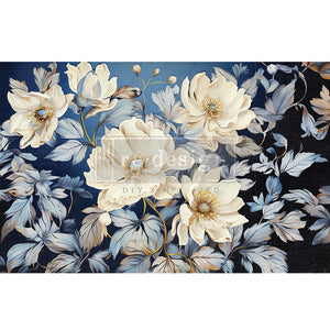 Cerulean Blooms I - Decoupage Paper