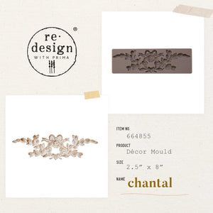 Chantal - Decor Mould - Silicone Mold