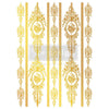 Chateau Filigree Gold Foil Transfer