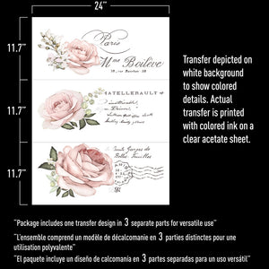 Chatellerault Rose - Decor Transfer - Redesign with Prima