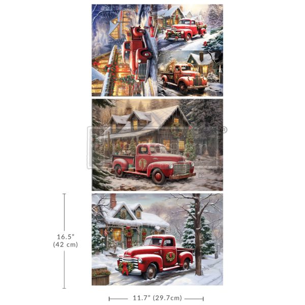 Christmas Cargo - A3 Decoupage Paper Pack