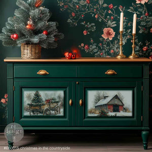 Christmas in the Countryside - A3 Decoupage Fiber Pack