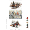 Christmas in the Countryside - A3 Decoupage Fiber Pack
