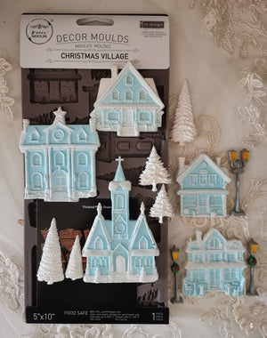 Christmas Village - Decor Mould - Silicone Mold
