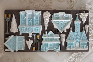 Christmas Village - Decor Mould - Silicone Mold