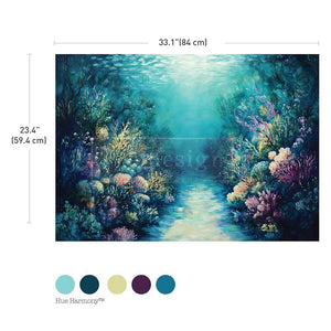 Coral Dreams - Decoupage Paper - Fiber Paper