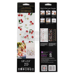 Daisy Cherry Delight Luxe Transfer - image 3