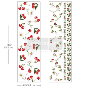 Daisy Cherry Delight Luxe Transfer