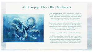 Deep Sea Dancer - A1 Decoupage Paper - Fiber Paper