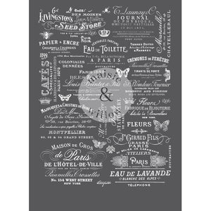 Delightful Labels Decor Transfer