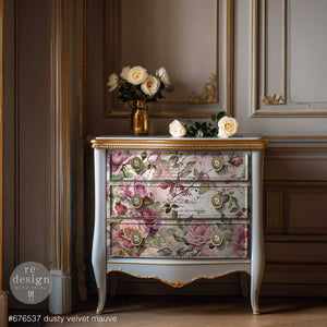Dusty Velvet Mauve - Decoupage Fiber Paper Set - image 2