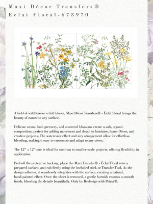 Eclat Floral Maxi Transfer - image 5