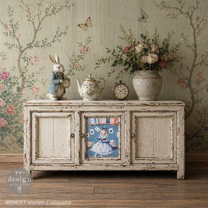 Elevated Etiquette A2 Decoupage Fiber | Vintage Décor - image 2