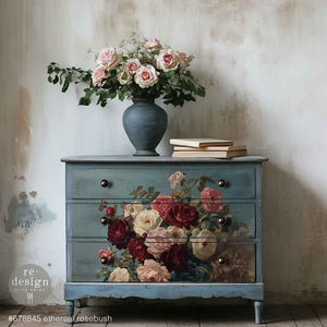Ethereal Rosebush - A1 Decoupage Fiber - image 2