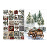 Farmhouse Frost A4 Decoupage Fiber | Christmas Décor