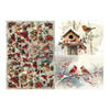 Feathered Elegance Christmas | A3 Decoupage Paper
