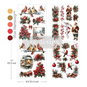 Feathered Noel - Middy Transfer - Medium Transfer