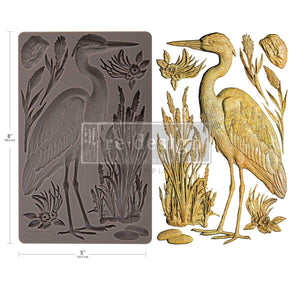 Feathered Stillness - Decor Mould - Silicone Mold
