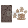 Festive Gingerbread Treats - Decor Mould - Silicone Mold