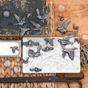 Flocking Birds - Finnabair Decor Mould