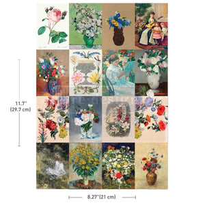 Floral Ambiance - A4 Transfer