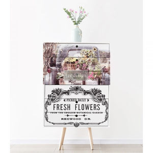 Fresh Flowers - Decor Transfer - Furniture Transfer