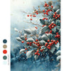Frosted Boughs & Berries - A4 Decoupage Paper