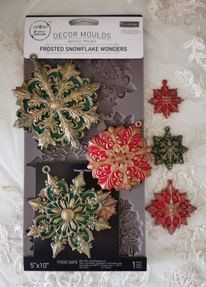 Frosted Snowflake Wonder- Decor Mould - Silicone Mold