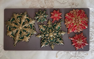 Frosted Snowflake Wonder- Decor Mould - Silicone Mold