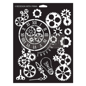 Gear Works - Decor Stencil