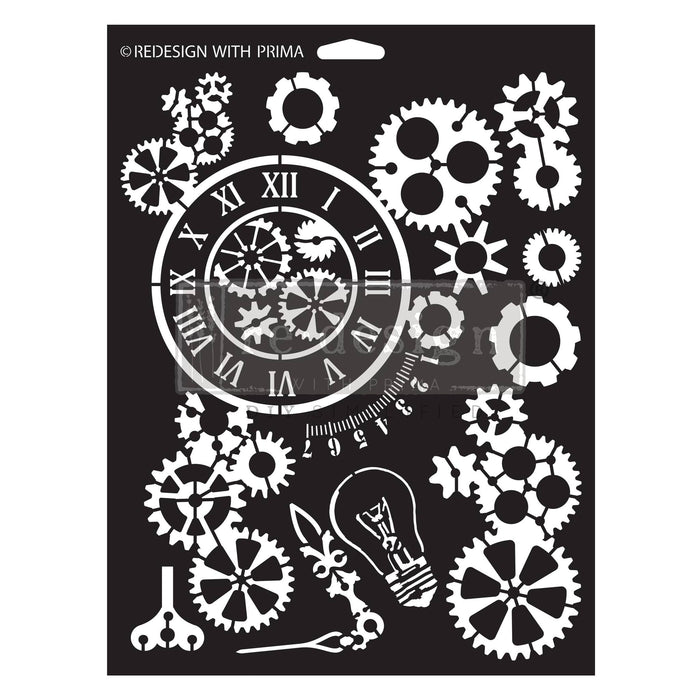 Gear Works - Decor Stencil