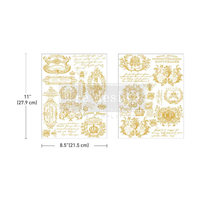 Gilded Memories - H2O Decor Transfer