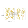 Golden Serenade - Gold Foil Middy - Medium Transfer