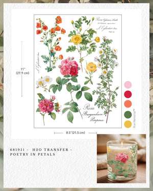Poetry in Petals - H2O Decor Transfer - image 4