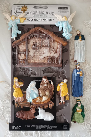 Holy Night Nativity - Decor Mould - Silicone Mold