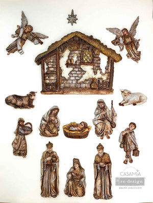 Holy Night Nativity - Decor Mould - Silicone Mold