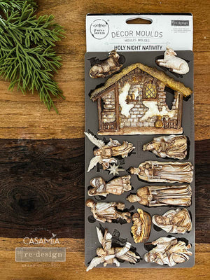 Holy Night Nativity - Decor Mould - Silicone Mold