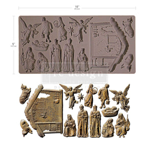 Holy Night Nativity Christmas Decor Mould | Redesign with Prima