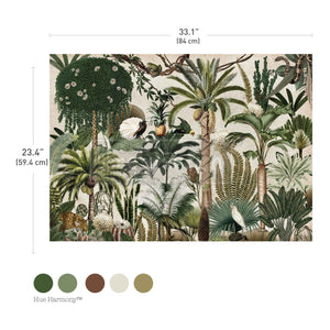 Jungle Bloom - A1 Decoupage Fiber