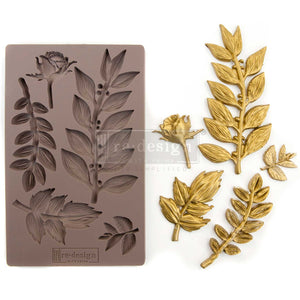 Leafy Blossoms - Decor Mould - Silicone Mold