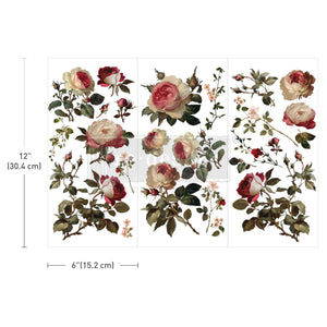 Midnight Rose - Mini Transfer - Small Transfer