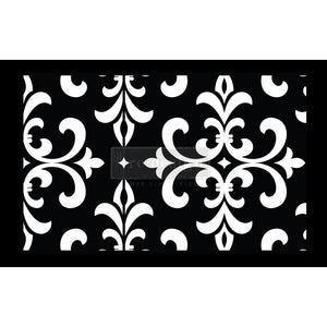 Modern Damask - Stick & Style Stencil - Redesign with Prima