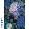Moonlit Periwinkle - A3 Decoupage Fiber
