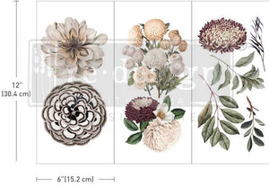 Natural Flora Small Transfer | Floral Furniture Transfer