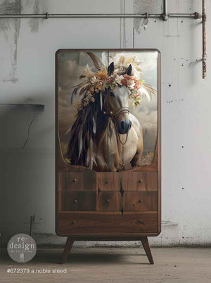Noble Steed - A1 Decoupage Fiber - image 2