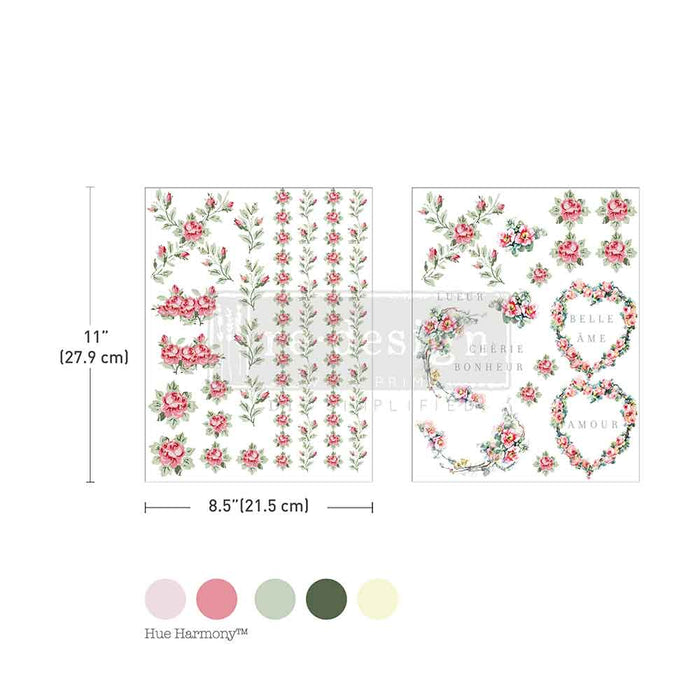 Nostalgic Blooms - H2O Decor Transfer