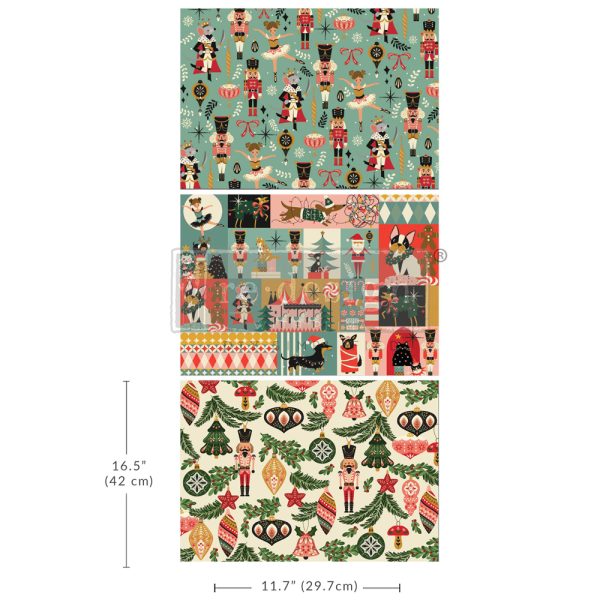 Nutcracker Happiness - A3 Decoupage Paper Pack