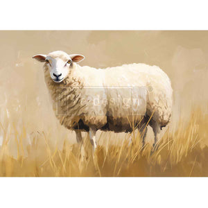 Pasture Dreams - A3 Decoupage Fiber