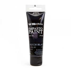 Pitch Black - Impasto Paint - Art Alchemy